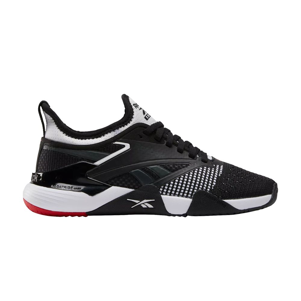 Pre-owned Reebok Wmns Nano Court 'black Vector Red'