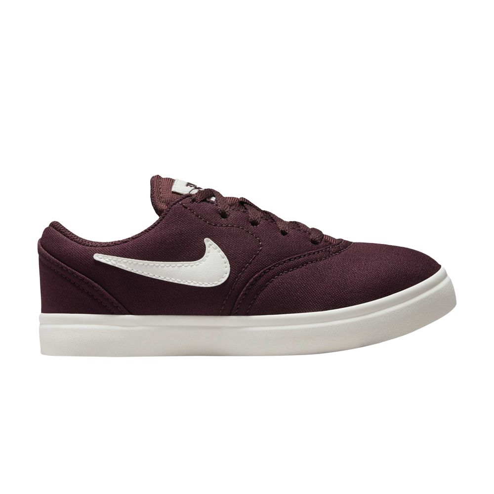Pre-owned Nike Check Canvas Sb Ps 'burgundy Crush' | Red | Kid's Size 3