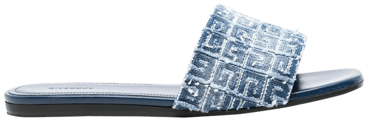 Givenchy Wmns 4G Flat Sandal Medium Blue