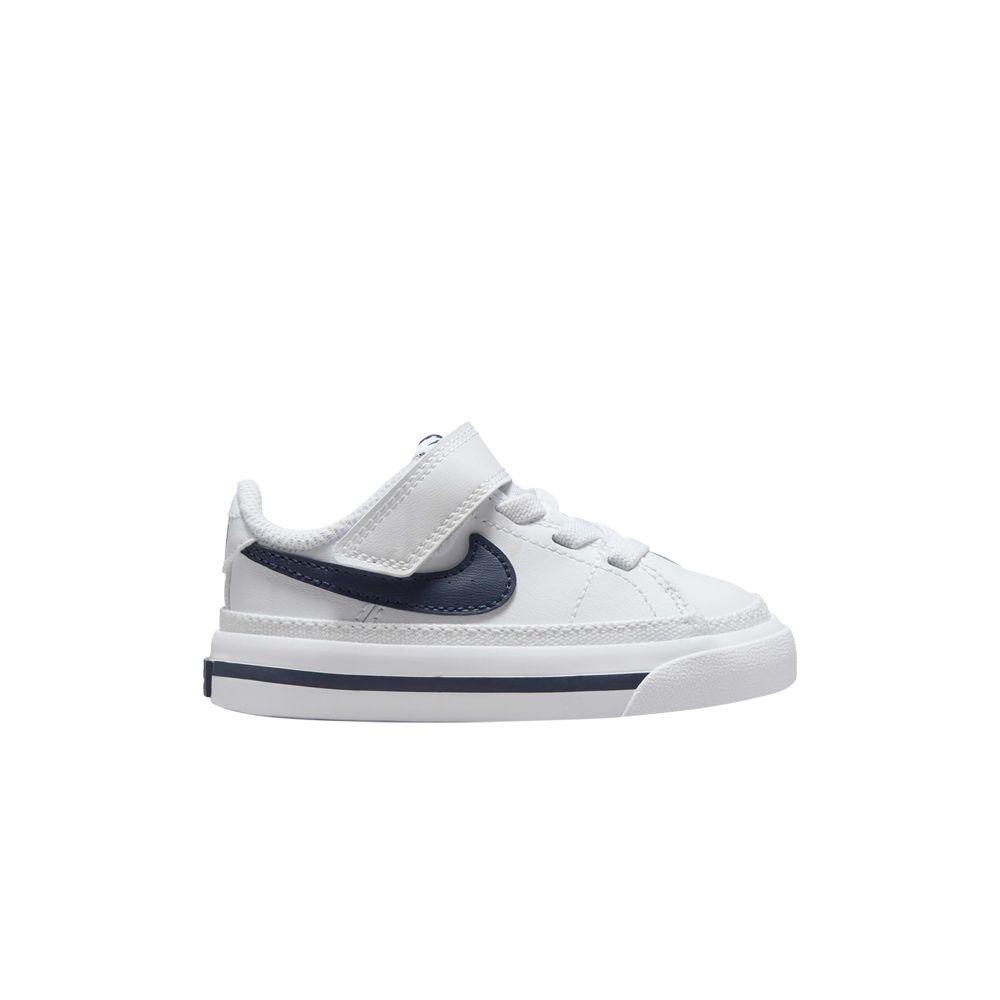 Pre-owned Nike Court Legacy Td 'white Midnight Navy' | Infant Size 9