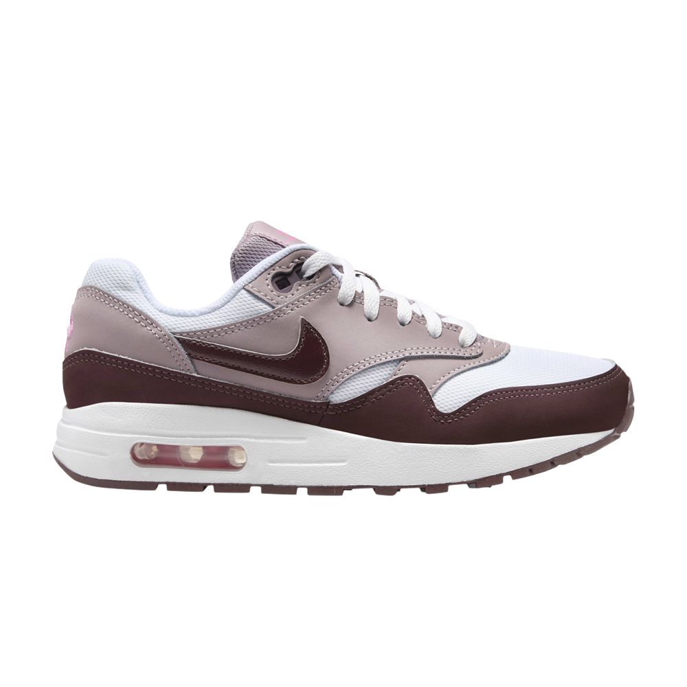 Pre-owned Nike Air Max 1 Gs 'light Violet Ore Burgundy Crush' | Purple | Kid's Size 2.5