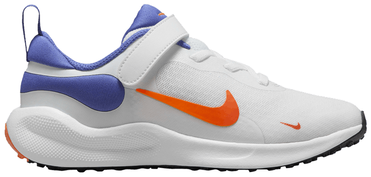 Nike Revolution 7 PS White Astronomy Blue Orange