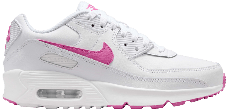 Buy Air Max 90 GS White Laser Fuchsia HF6358 101 GOAT