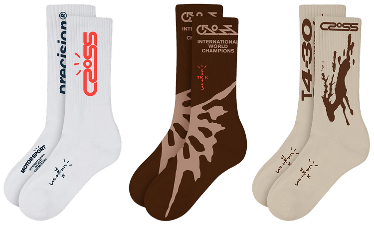 CACTUS JACK 3足セット Buy Cactus Jack by Travis Scott Basic 3-Pack Socks