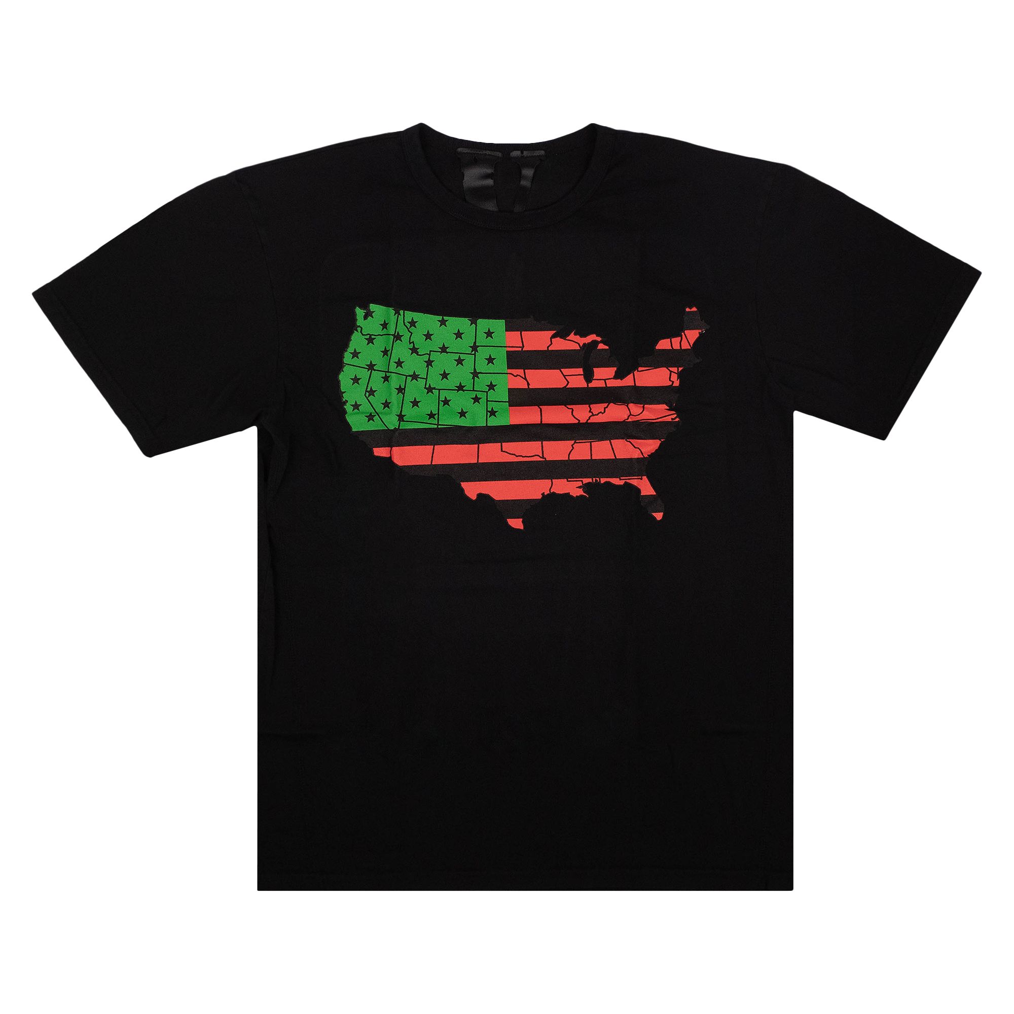Vlone Flag Power T-Shirt 'Black' | Men's Size L