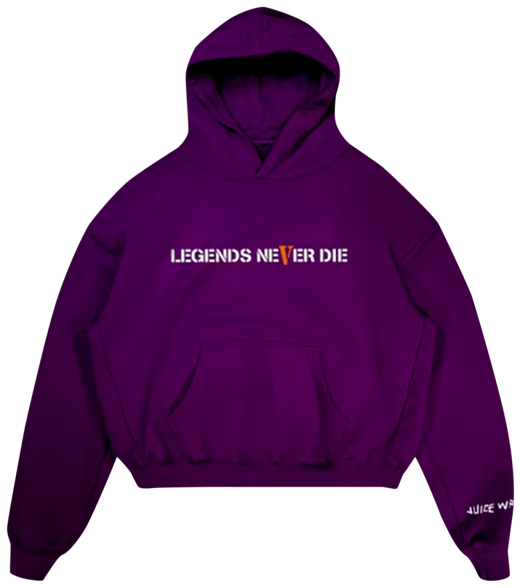 Juice Wrld x Vlone 999 スウェット パーカー パープル Vlone x Juice WRLD Collection | GOAT UK