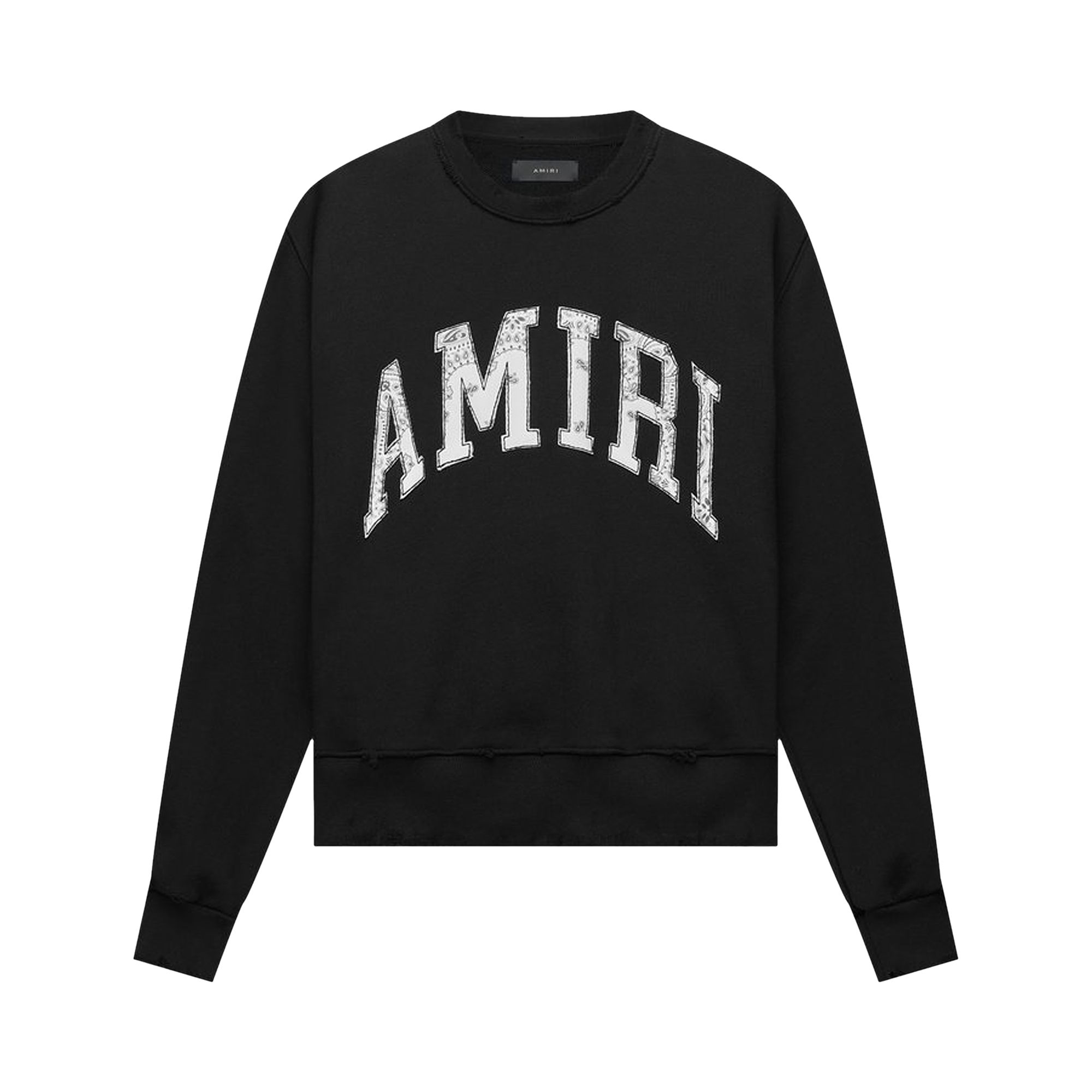 Pre-owned Amiri Varsity Crew 'black' | Men's Size Xl