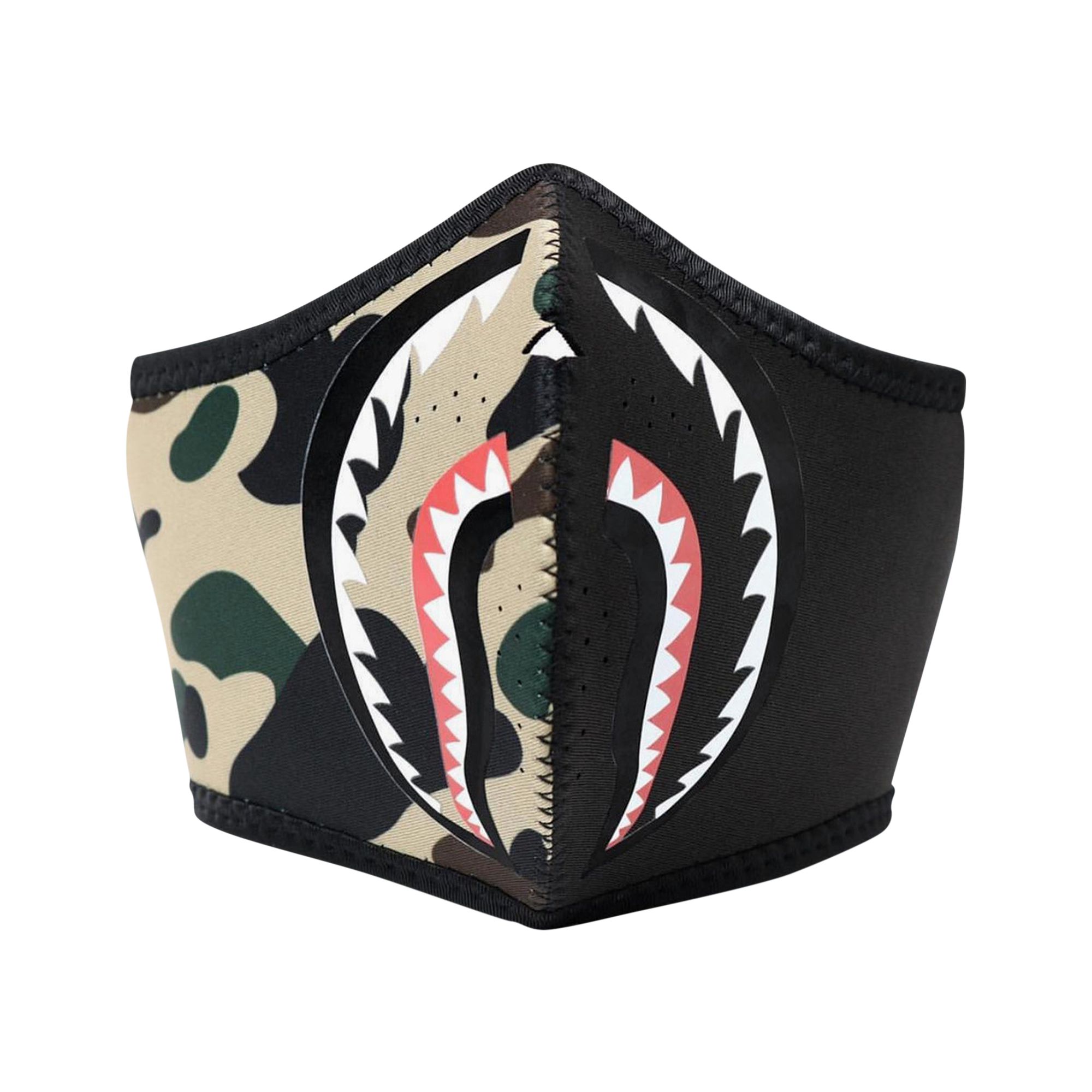BAPE 1st Camo Shark Mask 'Yellow' | Men's Size Onesize