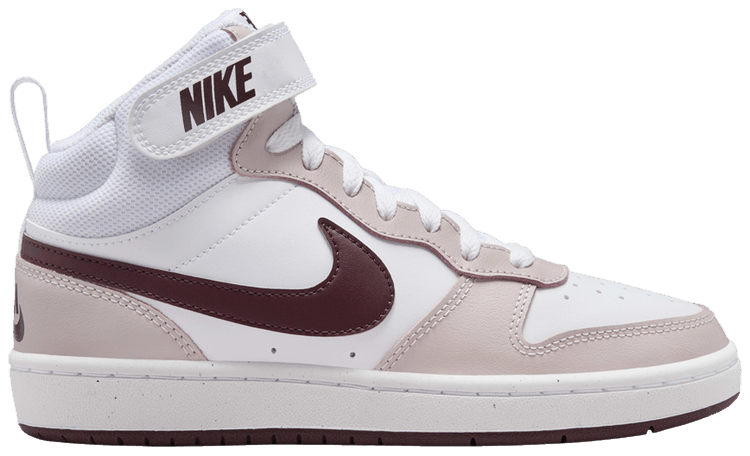 Nike Court Borough Mid 2 GS Platinum Violet Burgundy Crush