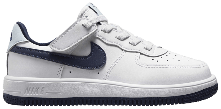 Nike Force 1 Low EasyOn PS White Midnight Navy