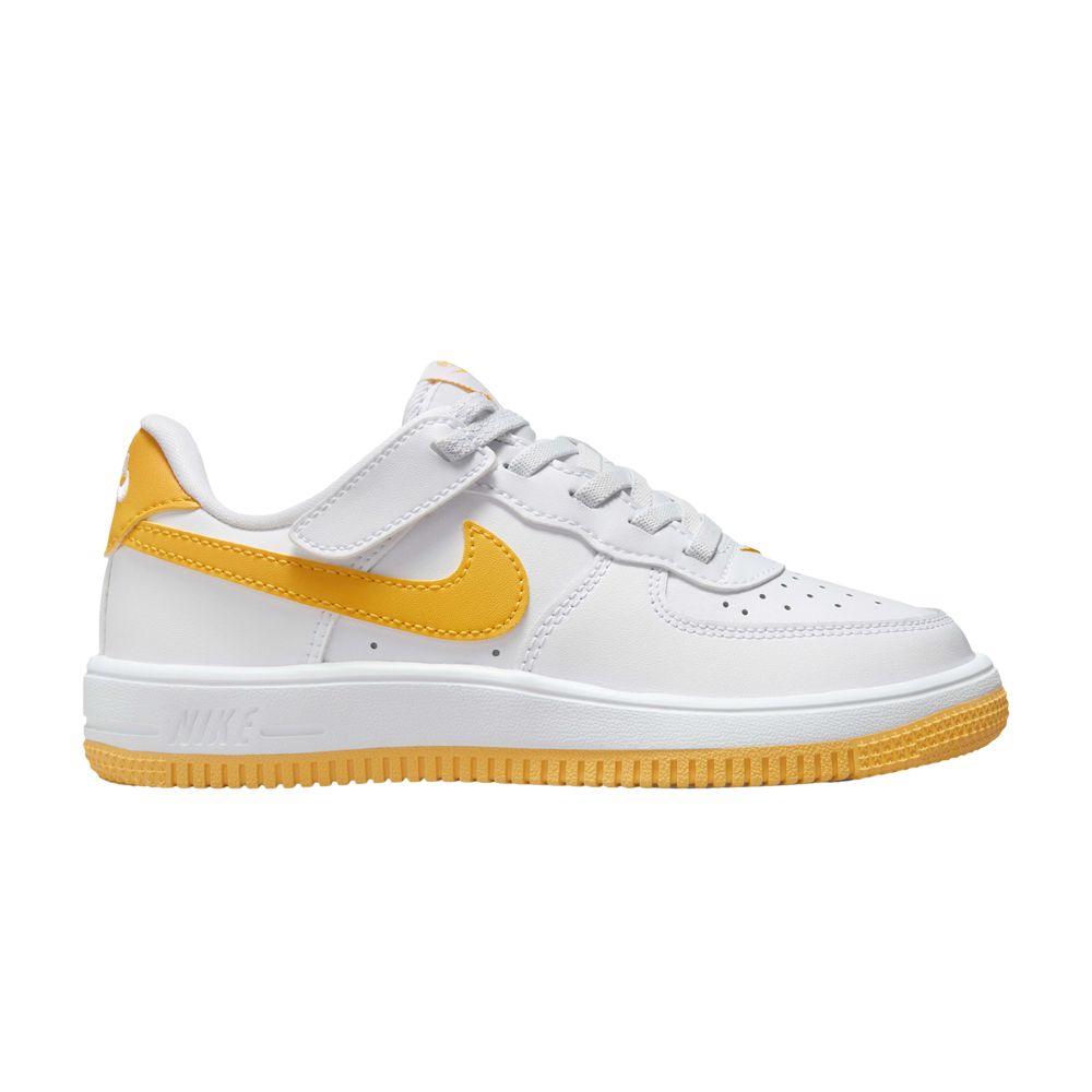 Nike Force 1 Low EasyOn PS 'White University Gold' | Kid's Size 3 - FN0237-109
