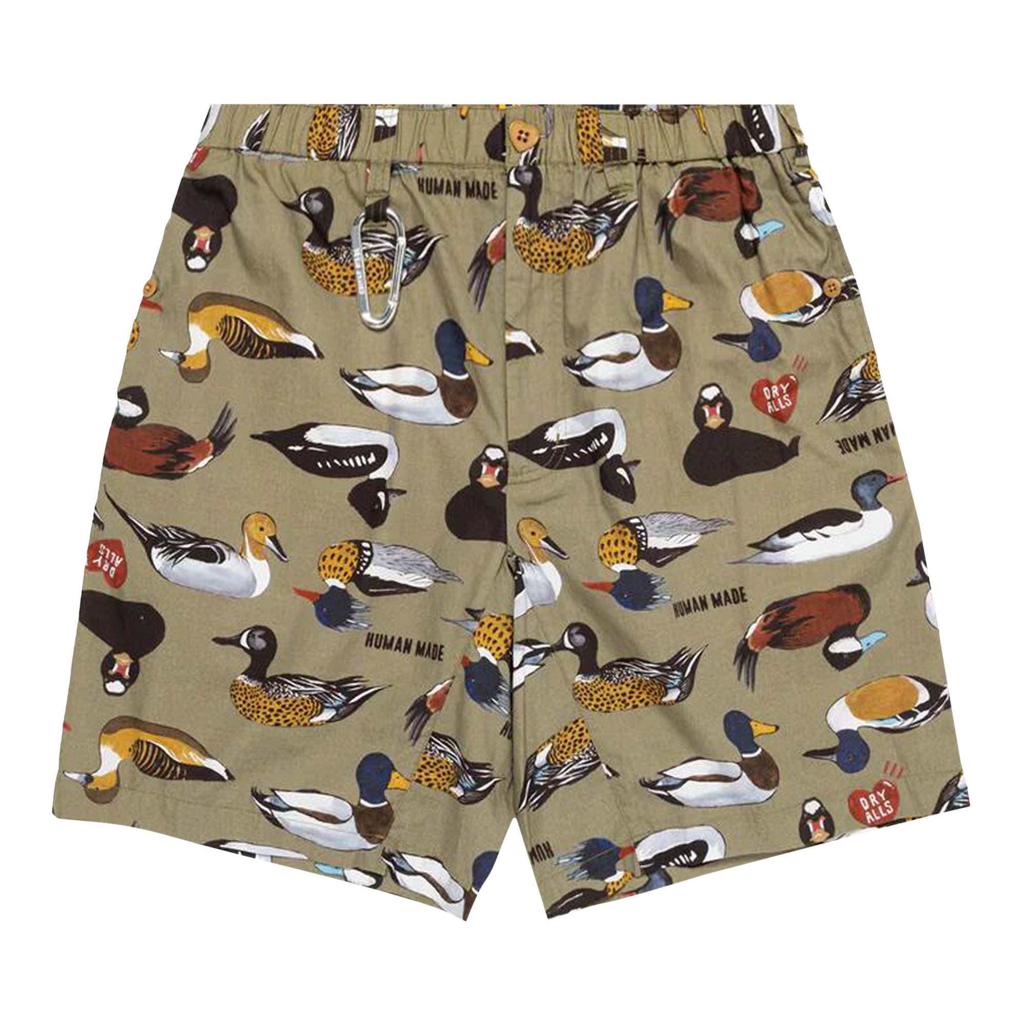 Pre-owned Human Made Duck Shorts 'olive Drab' | Green | Men's Size Xl