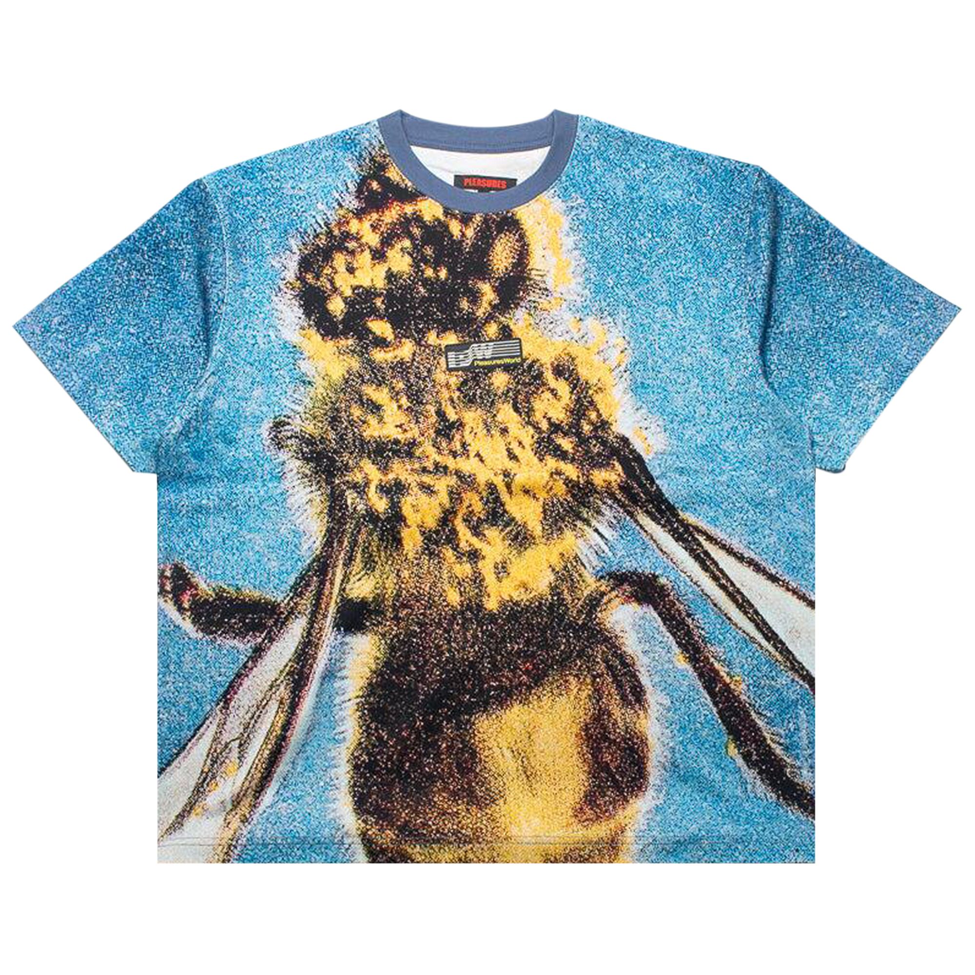 Pleasures Honeybee Heavyweight T-Shirt 'Blue' | Men's Size XL