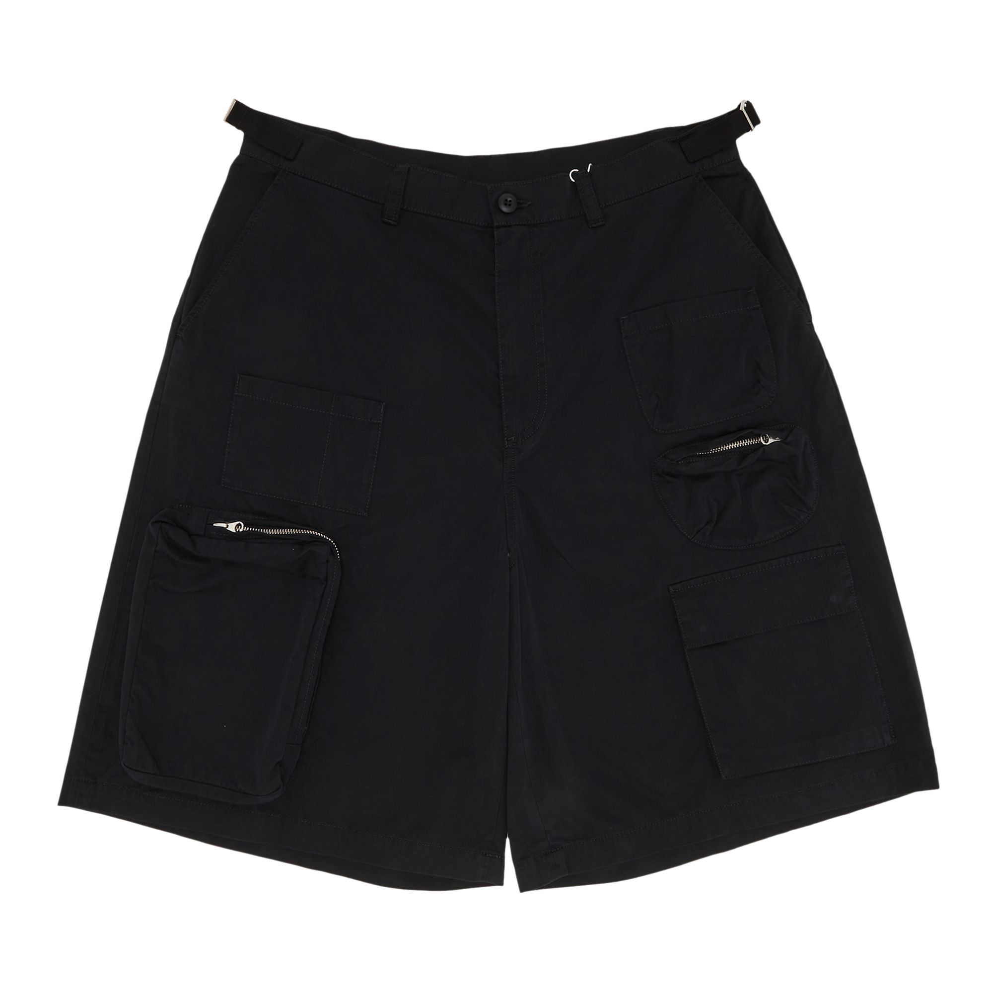 Pre-owned Mm6 Maison Margiela Gabardine Shorts 'black' | Men's Size 48