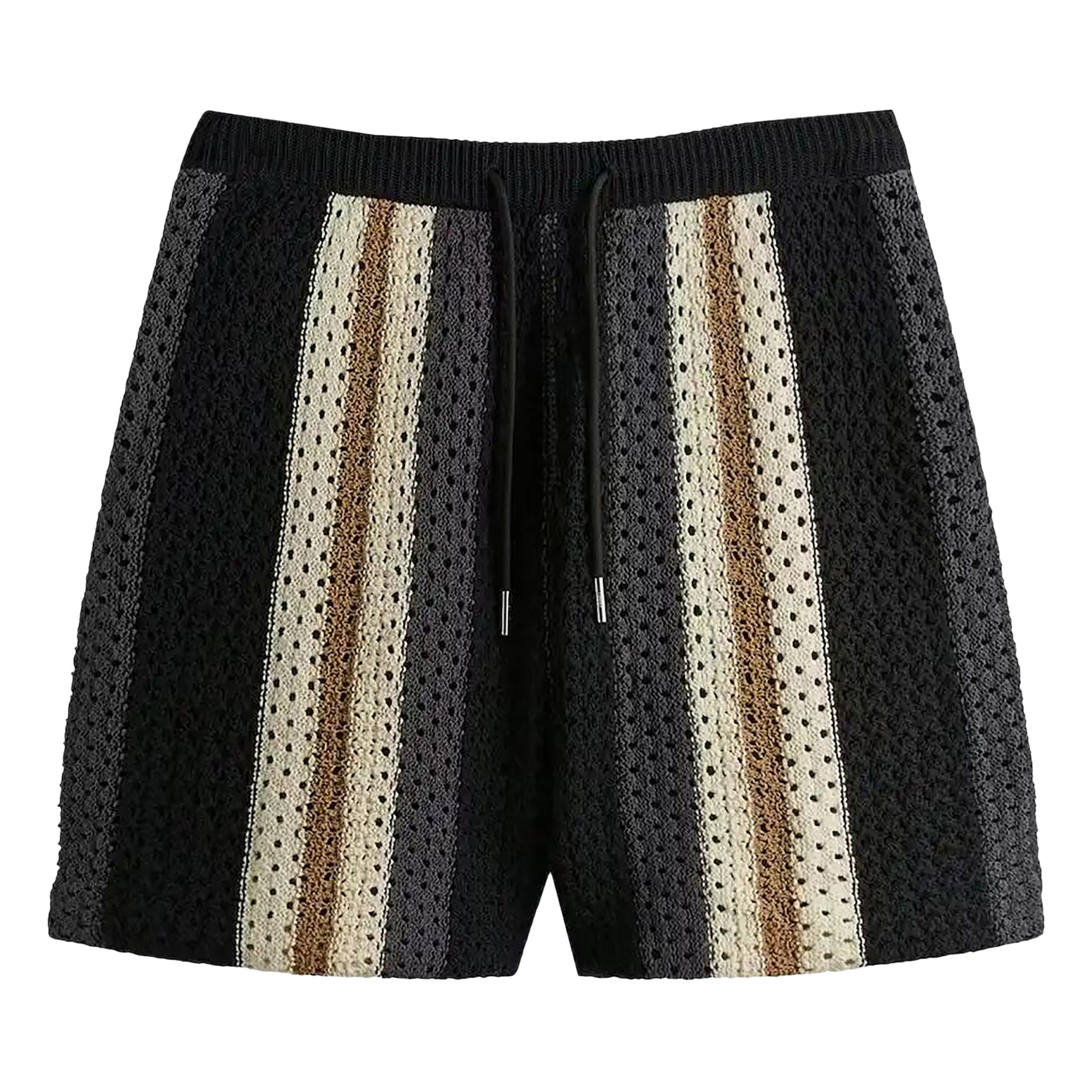 Kith Crochet Curtis Short 'Black' | Multi-Color | Men's Size XL