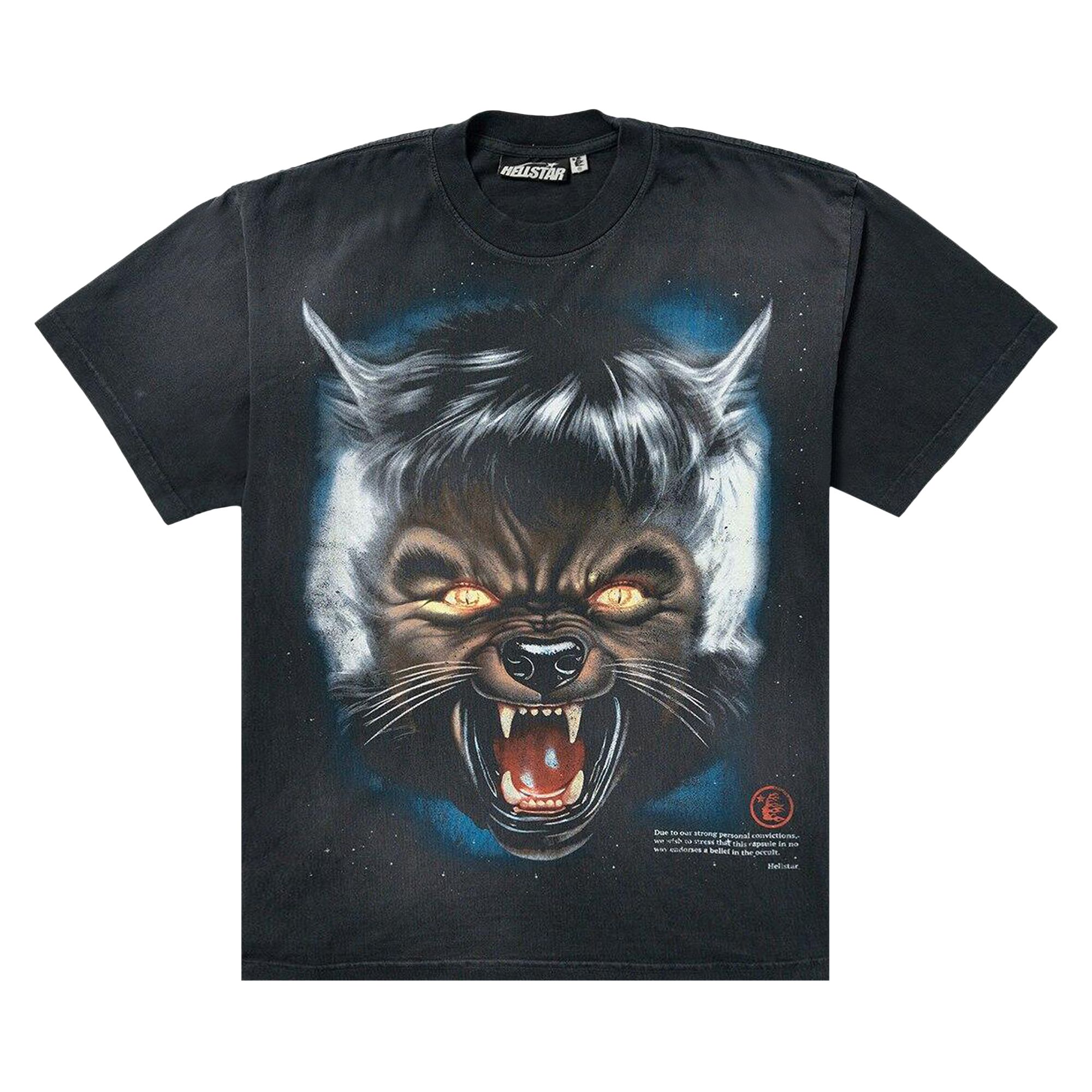 Hellstar Full Moon T-Shirt 'Black' | Men's Size L