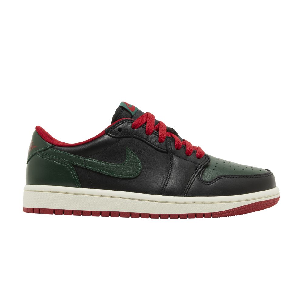 Wmns Air Jordan 1 Retro Low OG 'Black Gorge Green' | Women's Size 5.5