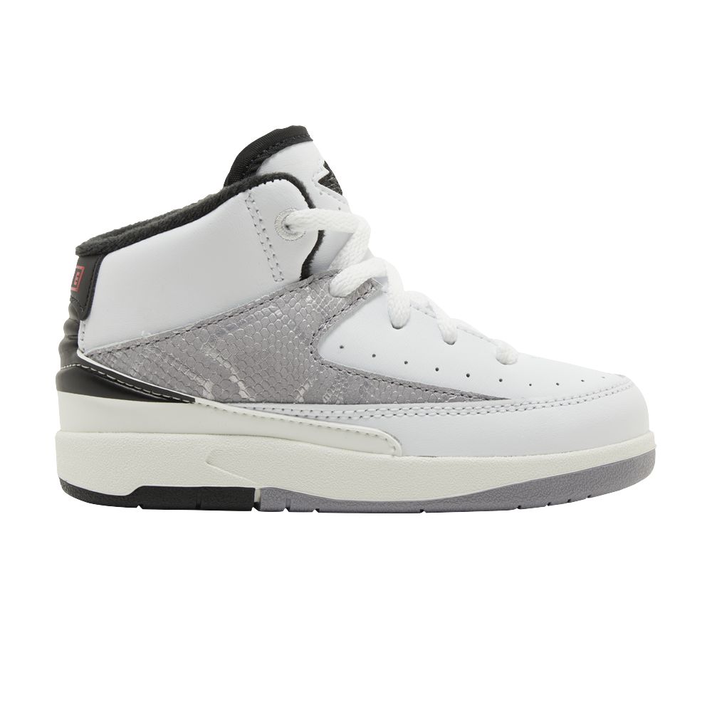 Pre-owned Air Jordan 2 Retro Td 'python' | White | Infant Size 10