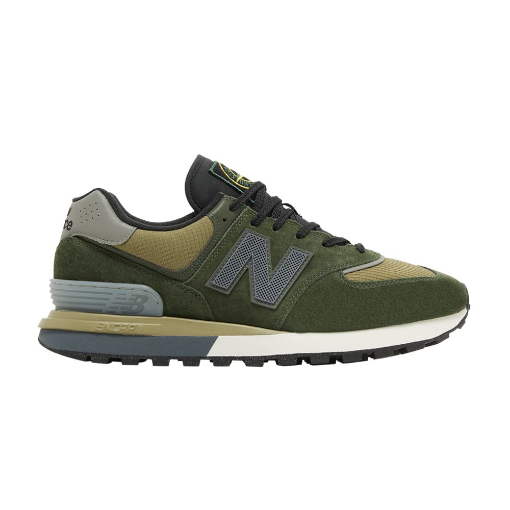 New Balance Stone Island x 574 Legacy 'Dark Green' | Men's Size 9.5