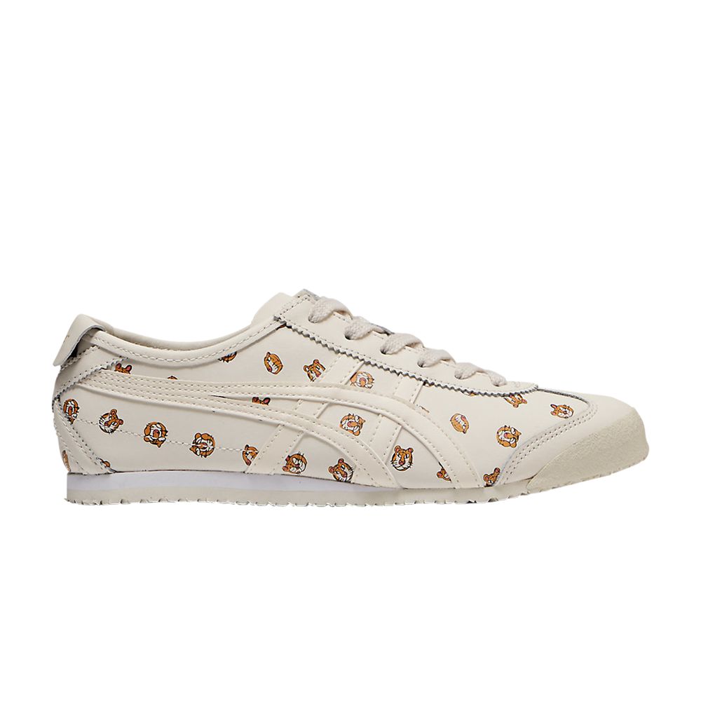 Onitsuka Tiger Mexico 66 'Allover Tiger Face' | Cream | Men's Size 4