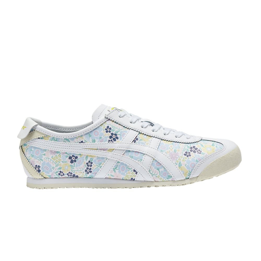 Pre-owned Onitsuka Tiger Mexico 66 'white Blue Floral'