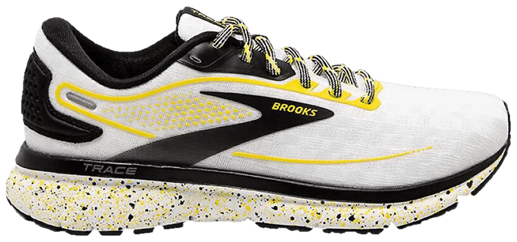 Brooks Wmns Trace 2 White Black Yellow