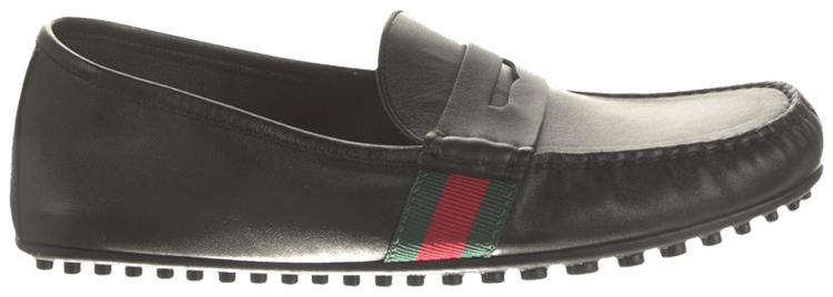 Gucci Loafer Black Green Red