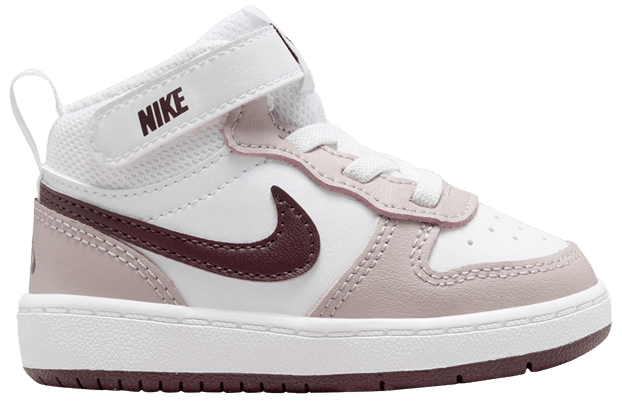 Nike Court Borough Mid 2 TD Platinum Violet Burgundy Crush