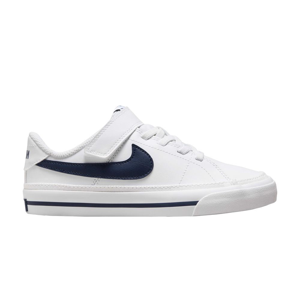 Pre-owned Nike Court Legacy Ps 'white Midnight Navy' | Kid's Size 11