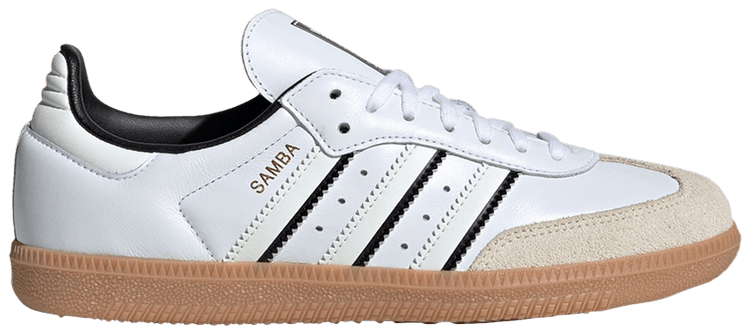 Buy Adidas Samba OG J 'Double White Black Gum' - IH5585 | GOAT