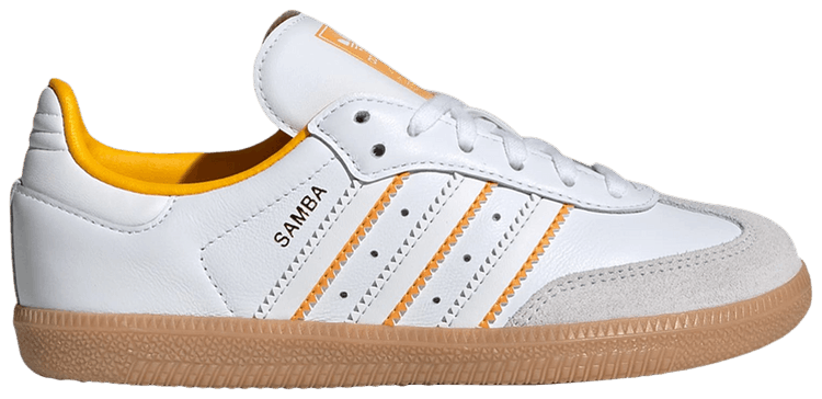 Adidas Samba OG C White Crew Yellow