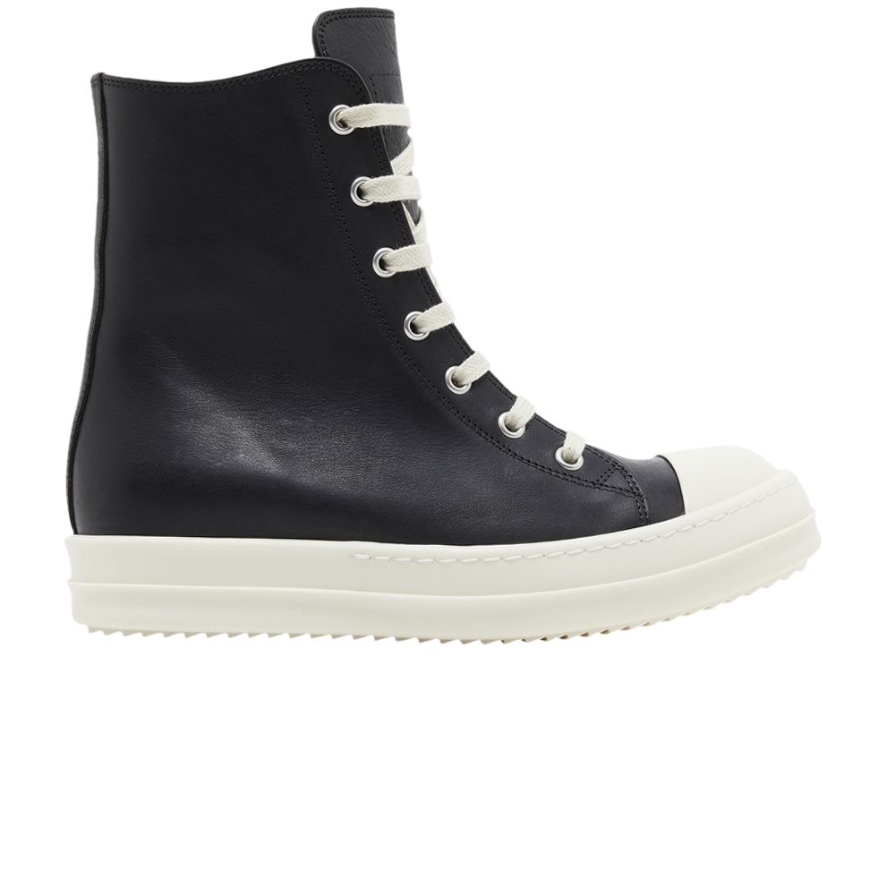 Pre-owned Rick Owens Wmns Lido High 'black Milk' | Women's Size 35