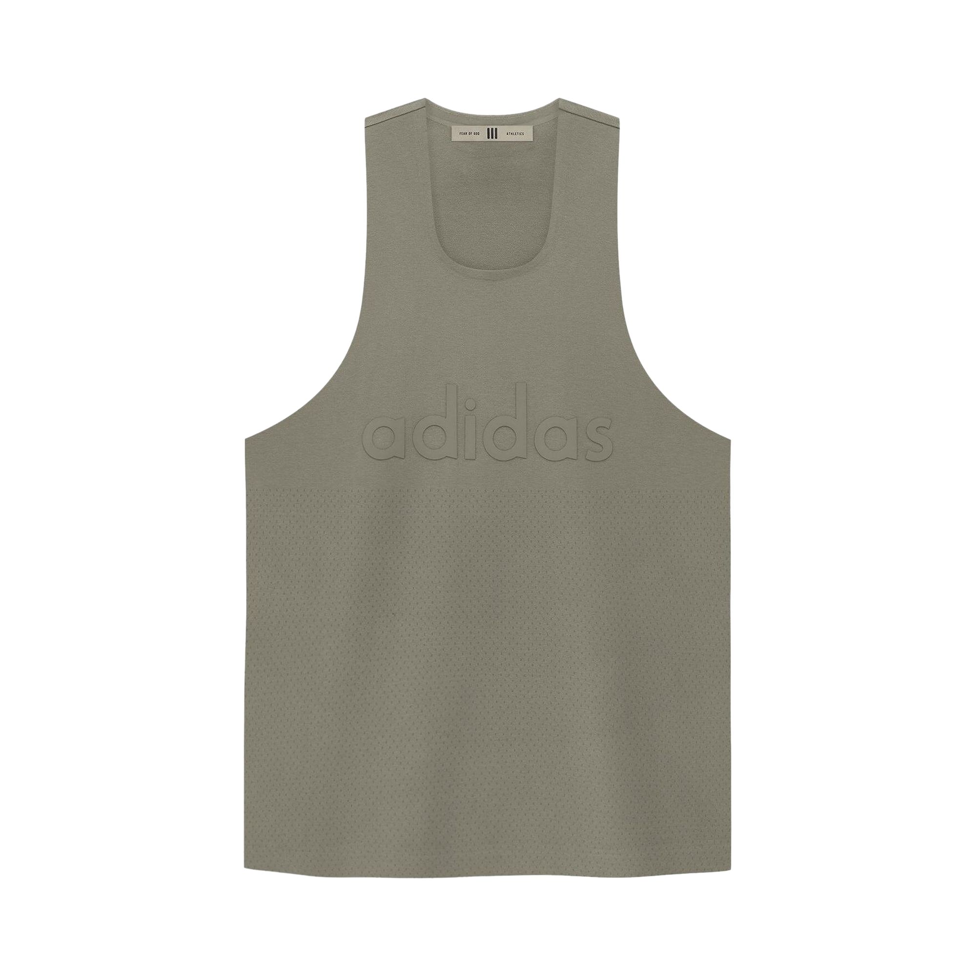 Pre-owned Adidas Originals Adidas X Fear Of God Athletics Performance Tank Top 'clay' | Men's Size S