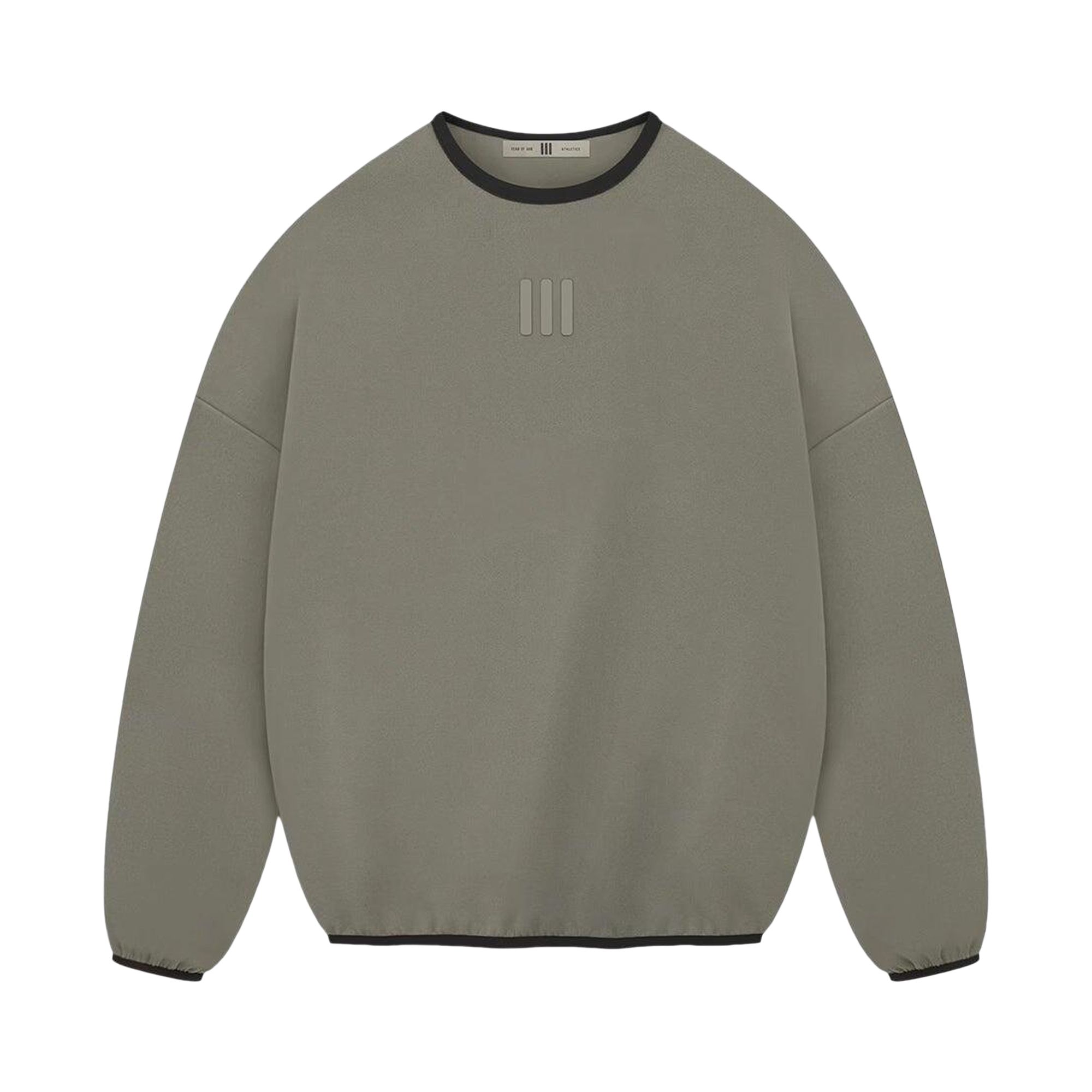 Pre-owned Adidas Originals Adidas X Fear Of God Athletics Suede Fleece Crewneck Sweatshirt 'clay' | Tan | Men's Size Xs