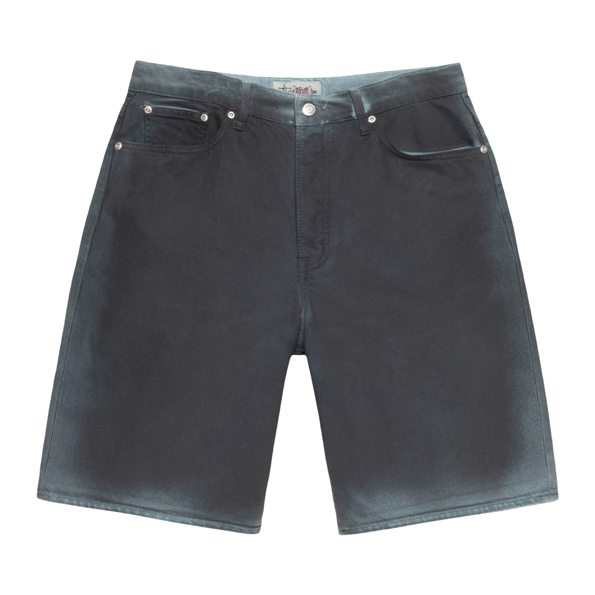Pre-owned Stussy Spray Dye Big Ol' Short 'blue'