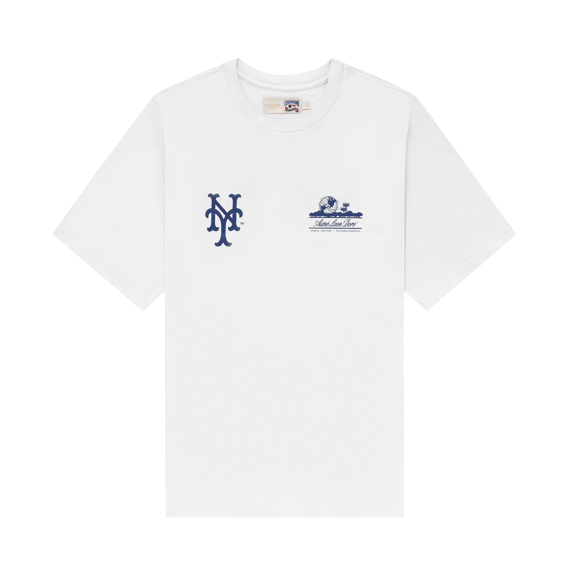 Pre-owned Aimé Leon Dore X New York Mets Unisphere Tee 'white'