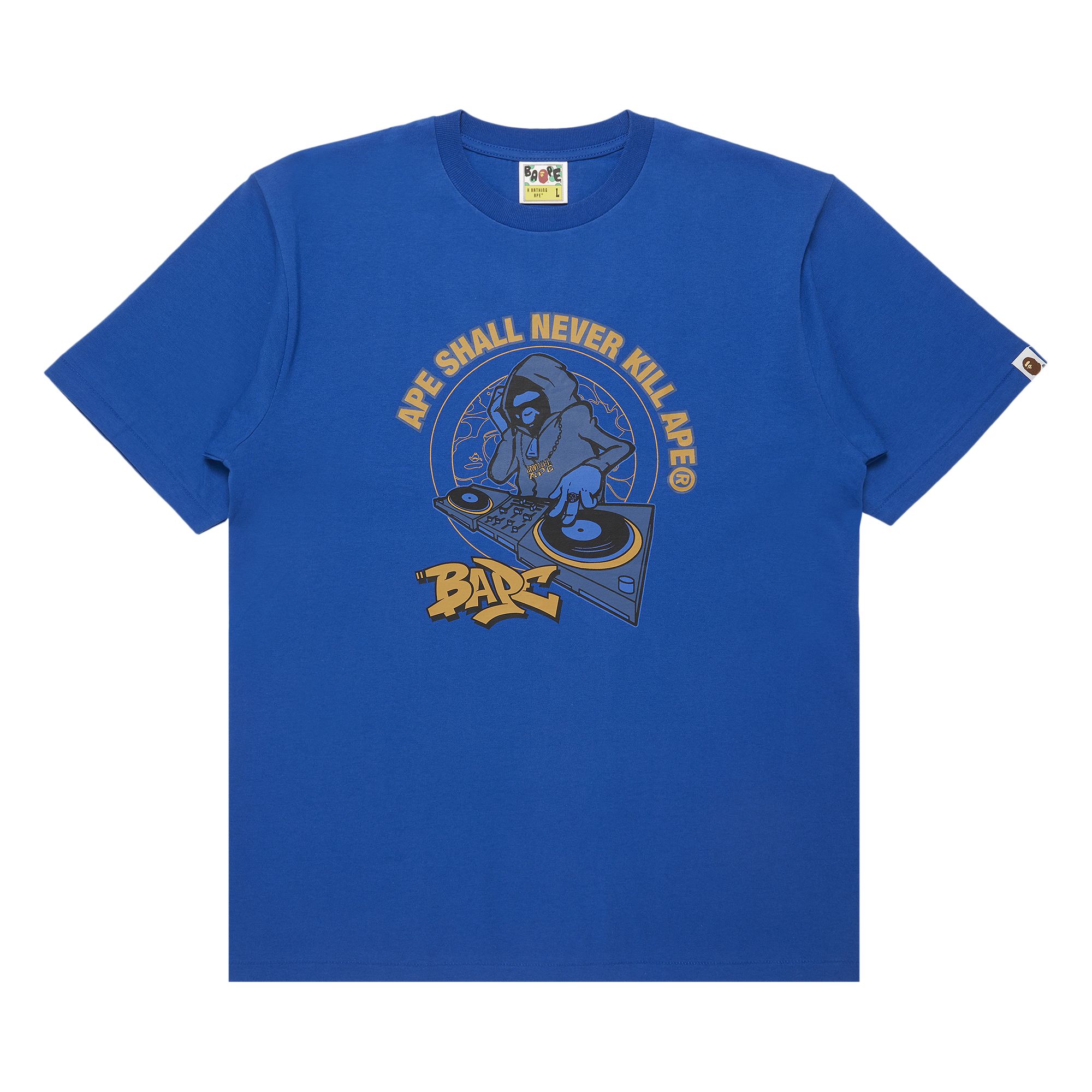 BAPE (B)Ape Tee 'Blue' | Men's Size L