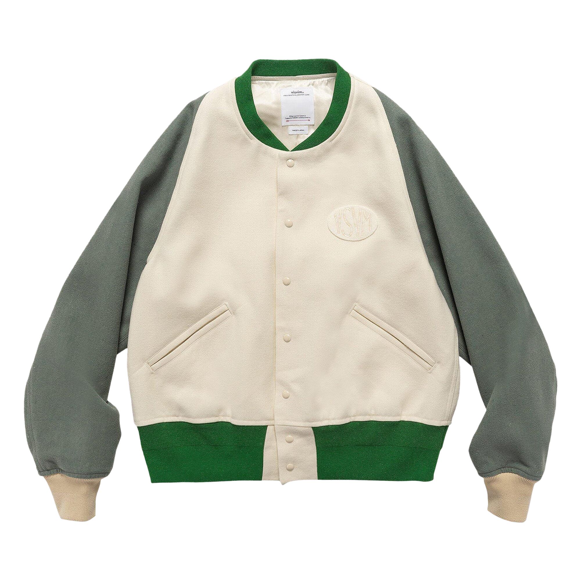 Pre-owned Visvim Varsity Jacket 'green' | Men's Size 3