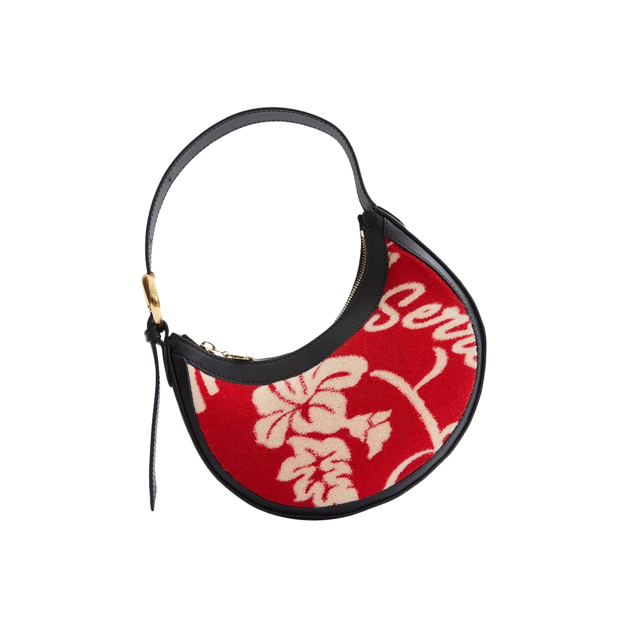 Marine Serre Jersey Jacquard Towels Eclips Mini Bag 'Red' | Women's Size Onesize