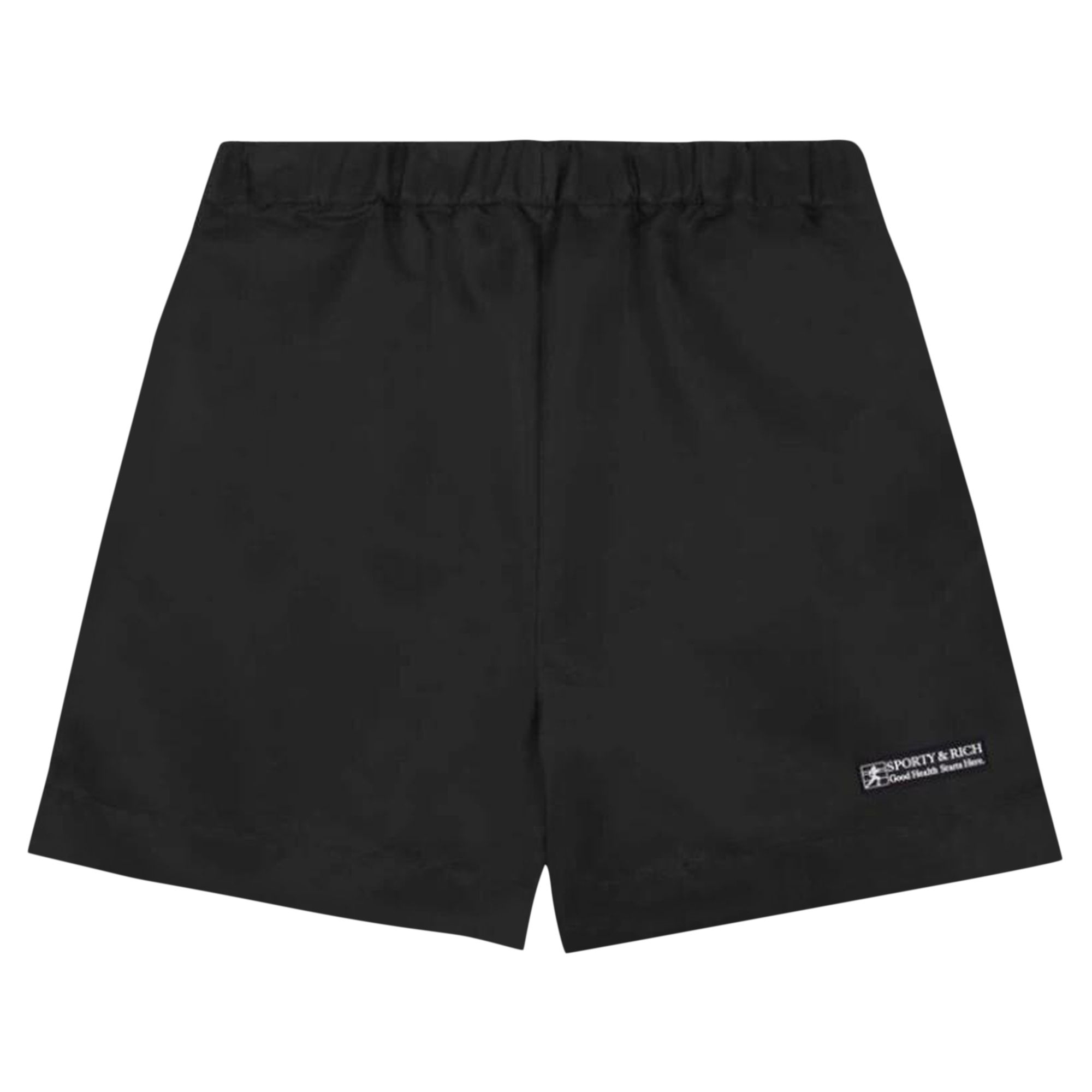 Pre-owned Sporty And Rich Sporty & Rich Good Health Nylon Shorts 'black/white' | Women's Size S