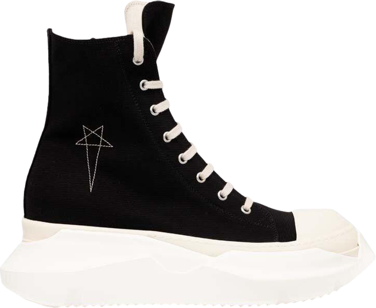 Rick Owens Lido DRKSHDW Pentagram Abstract High Black Milk