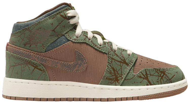 Air Jordan 1 Mid GS Treeline