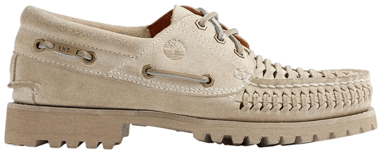 END. x 3-Eye Classic Lug Boat 'White Suede'