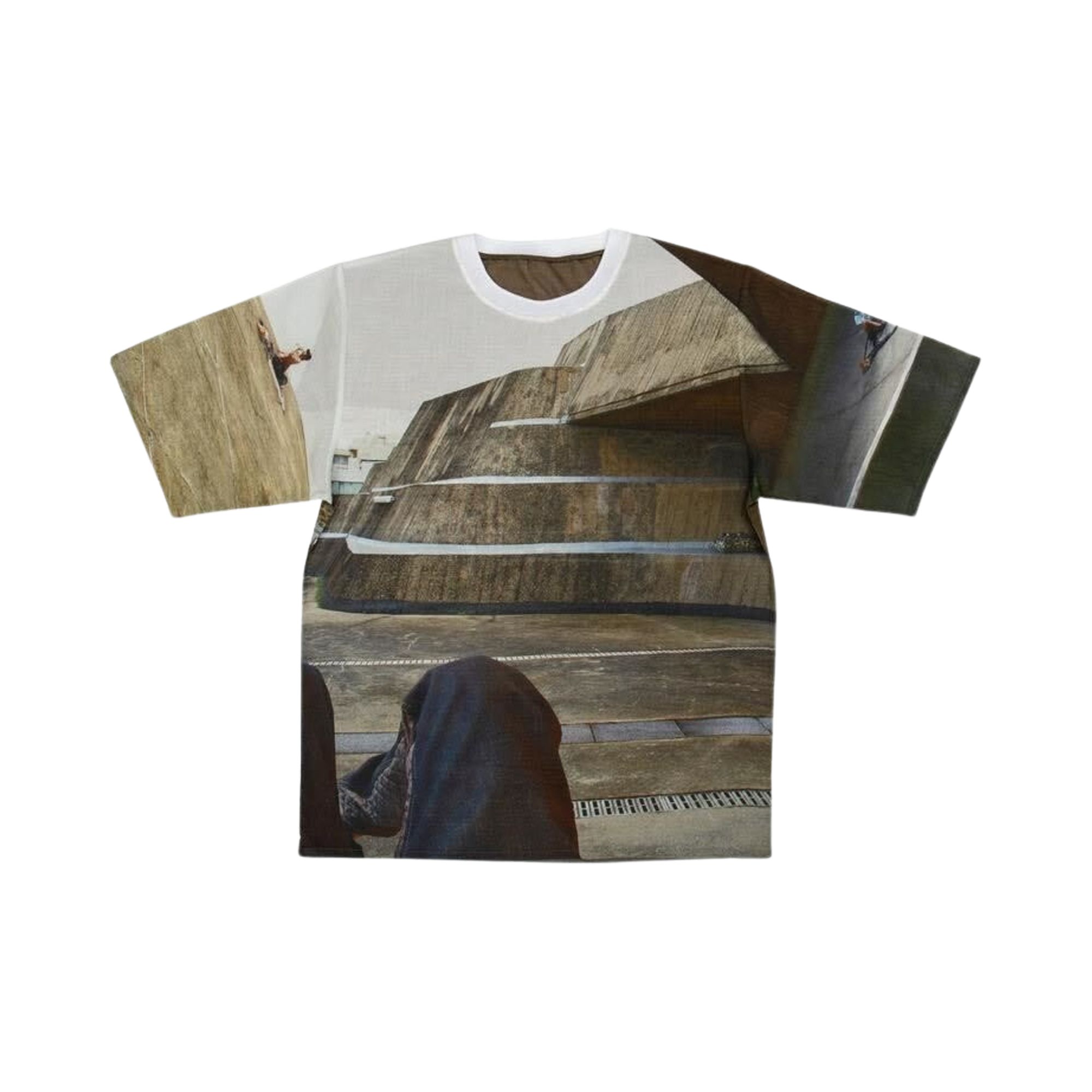 Pre-owned Bless Goat Exclusive For Manifesto  5370 Holiday Niemeyer Rooftop Shirt | Multi-color | Men's Size L