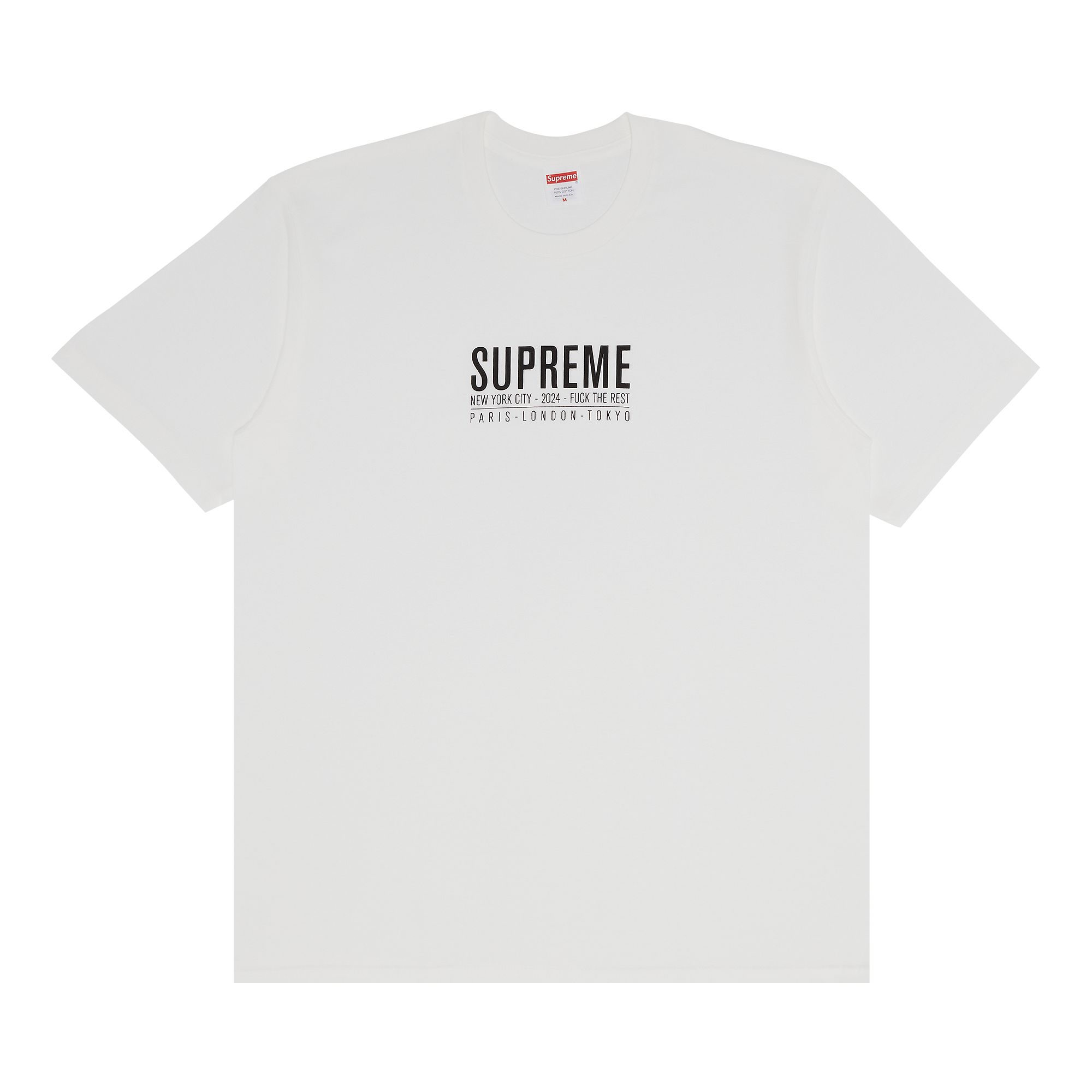 Pre-owned Supreme Paris Tee 'white'