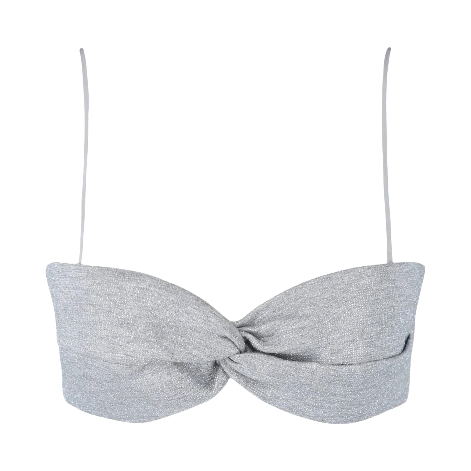 Off-White Holiday Glitter Top 'Silver' | Women's Size 38