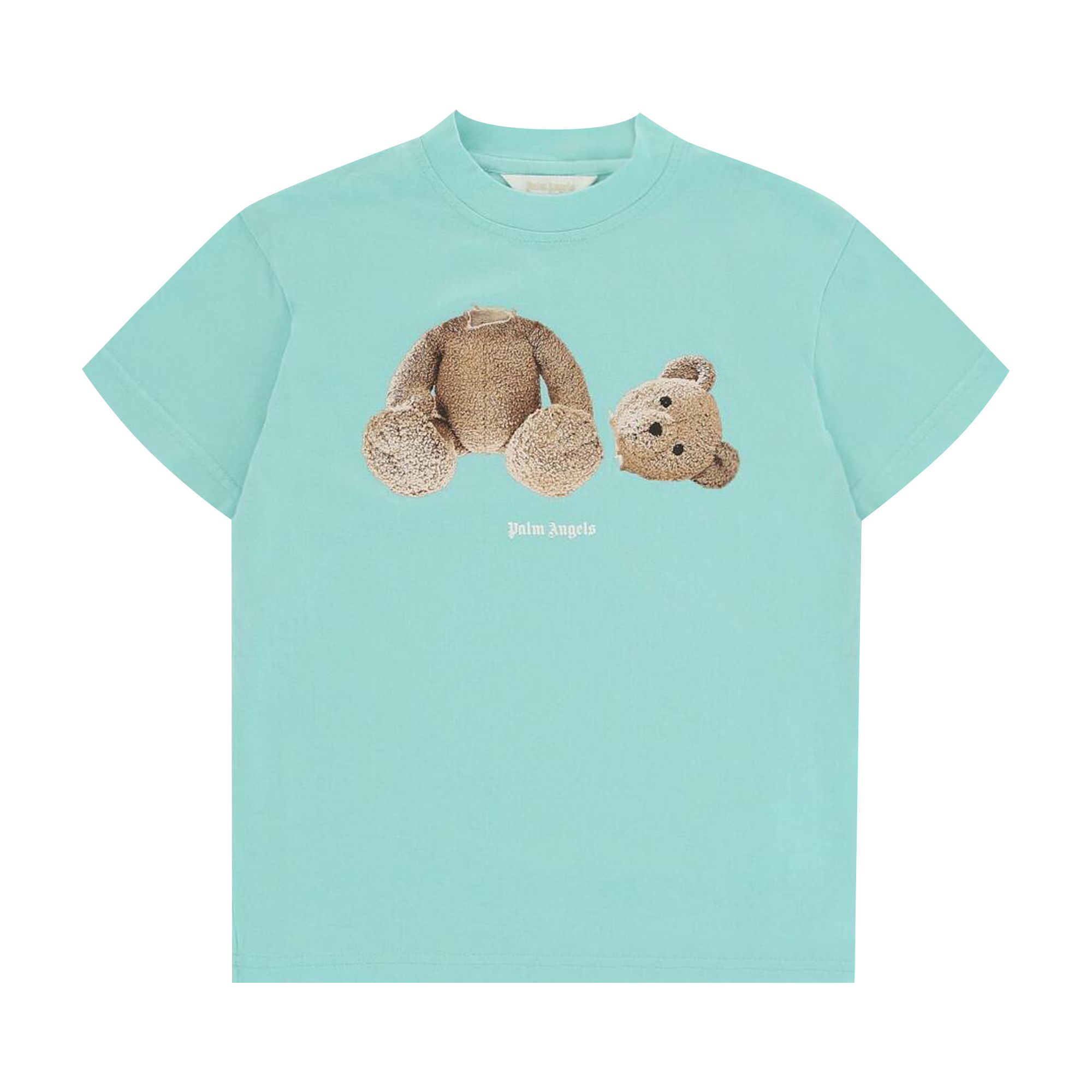 Palm Angels Kids Bear T-Shirt 'Blue/Brown' | Kid's Size 8