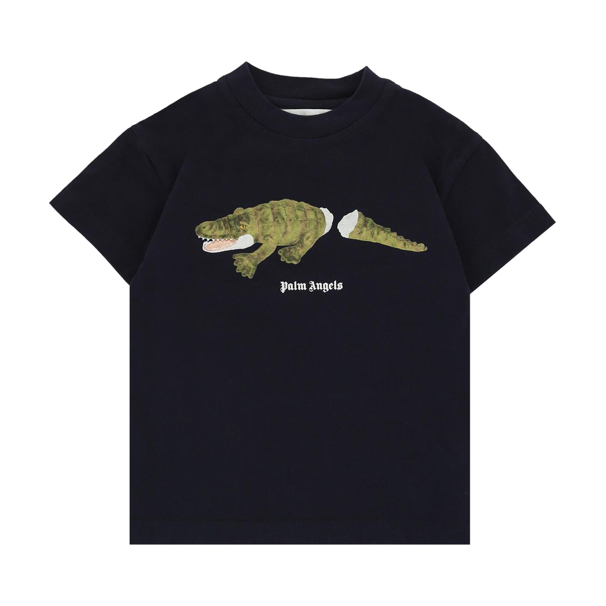 Palm Angels Kids Crocodile Graphic T-Shirt 'Navy/Green' | Blue | Kid's Size 10