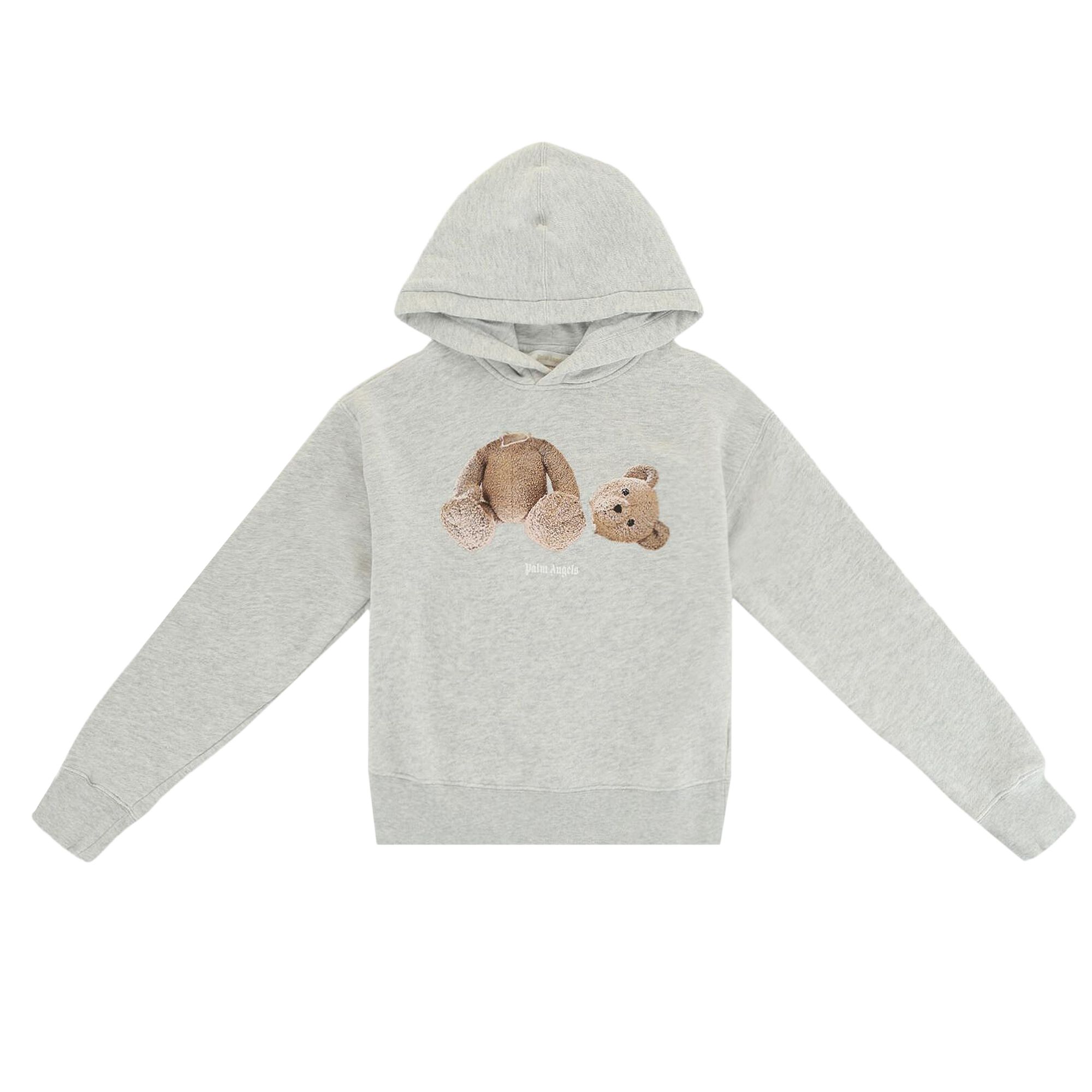 Palm Angels Kids Bear Hoodie 'Grey' | Kid's Size 10