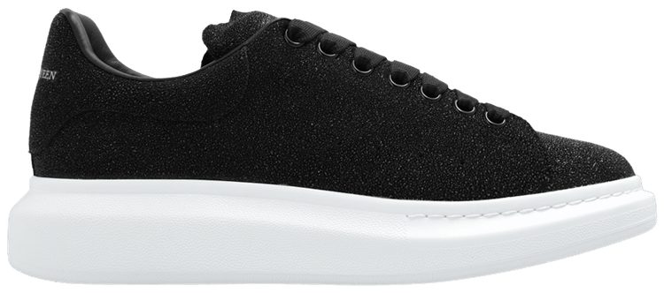Black sparkly alexander mcqueen trainers store
